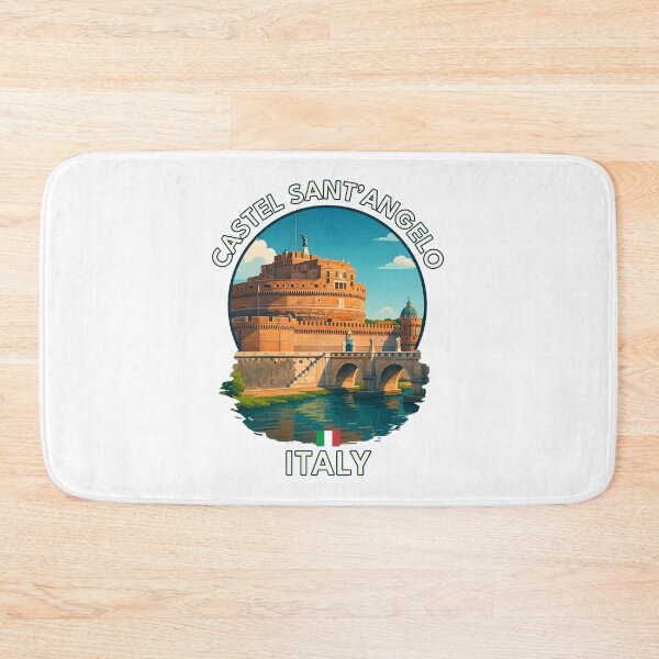 Item preview, Castel Sant’Angelo Rome – Historic Fortress & Tiber River Cityscape designed and sold by inkNext.