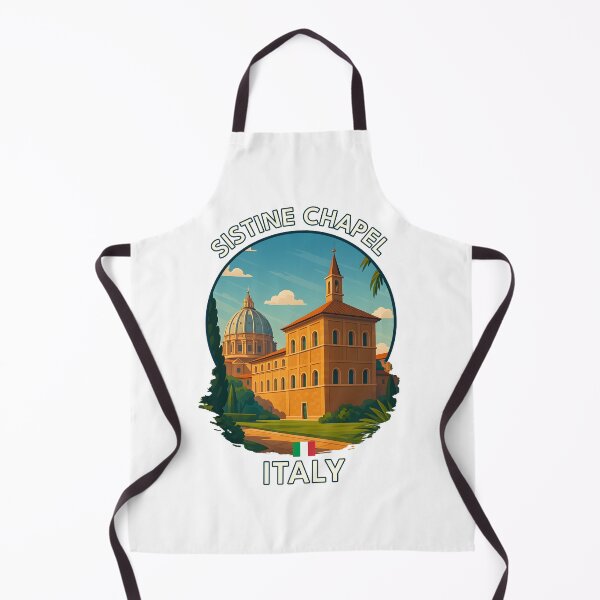Item preview, Sistine Chapel – Vatican City Summer Travel Illustration designed and sold by inkNext.