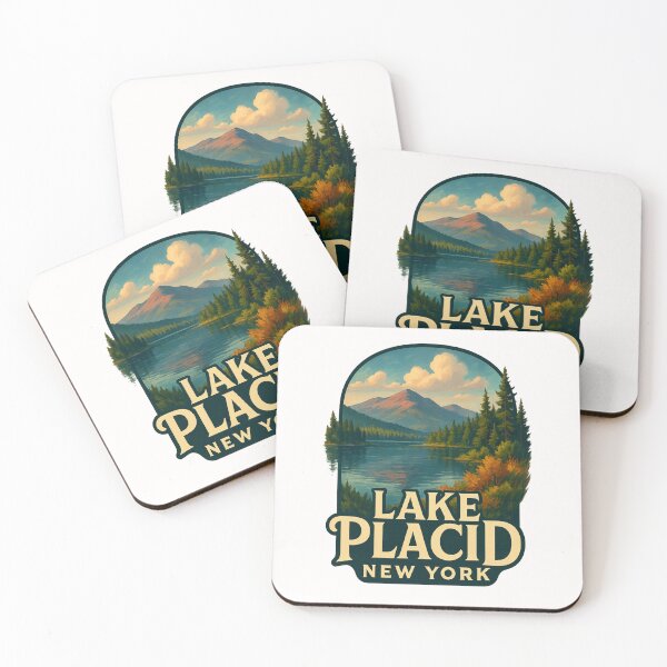 Item preview, Lake Placid New York – Autumn Mountains and Lakeshore designed and sold by Places On Earth.