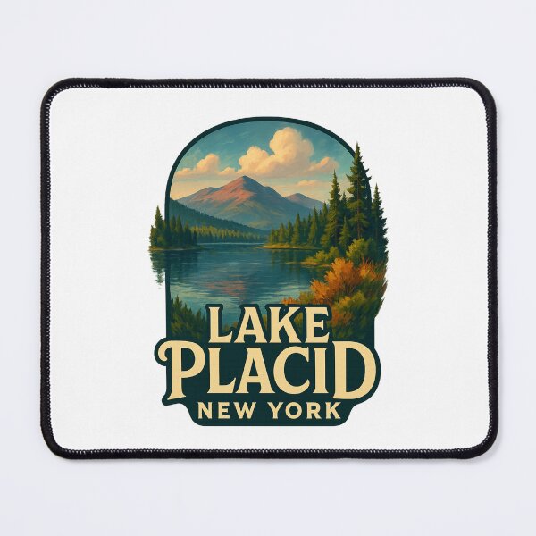 Item preview, Lake Placid New York – Autumn Mountains and Lakeshore designed and sold by Places On Earth.