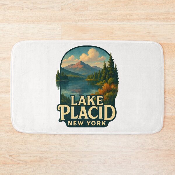 Item preview, Lake Placid New York – Autumn Mountains and Lakeshore designed and sold by Places On Earth.