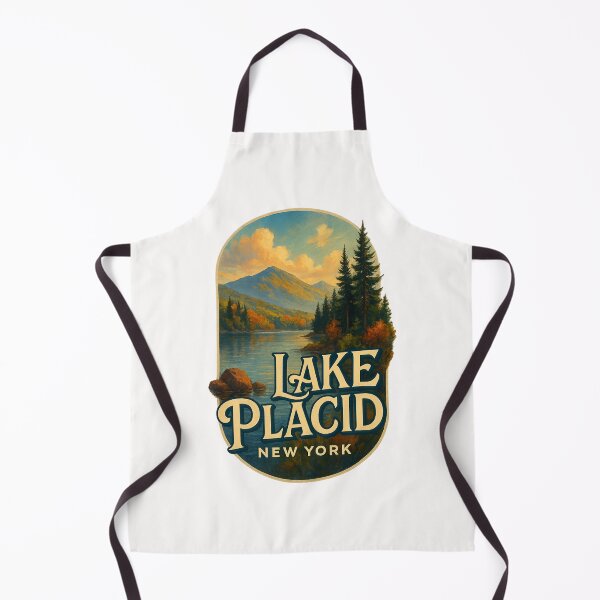 Item preview, Lake Placid New York – Mountain Reflections and Pine Forest designed and sold by Places On Earth.