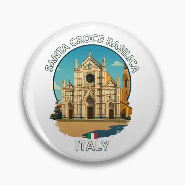 Item preview, Santa Croce Basilica Florence – Renaissance Italian Landmark Artwork designed and sold by inkNext.