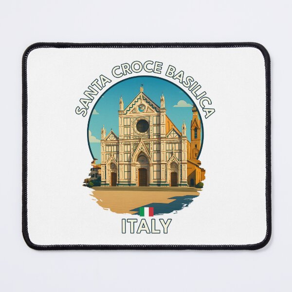 Item preview, Santa Croce Basilica Florence – Renaissance Italian Landmark Artwork designed and sold by inkNext.