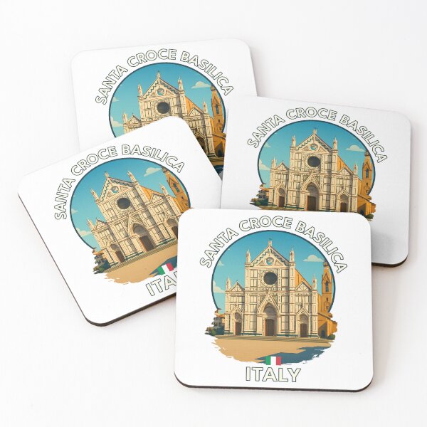 Item preview, Santa Croce Basilica Florence – Renaissance Italian Landmark Artwork designed and sold by inkNext.