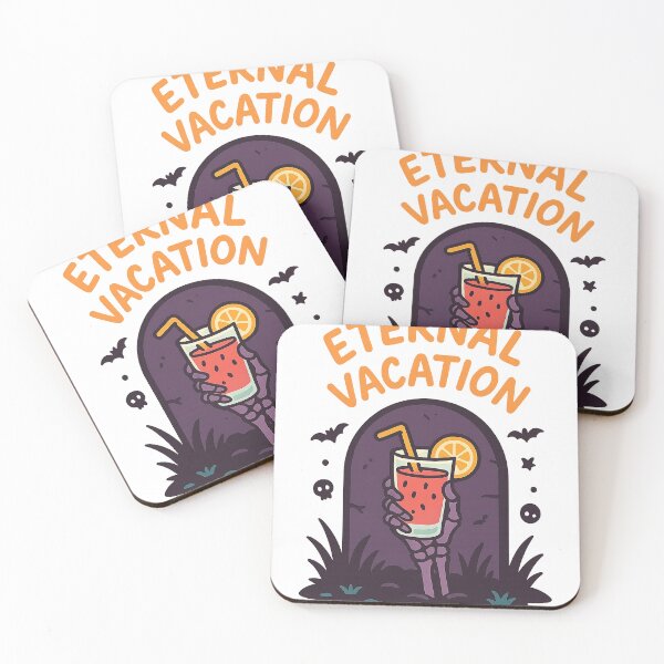 Item preview, Halloween Vacation – Skeleton Hand Tropical Drink Art designed and sold by Ironzoulz.