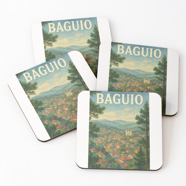 Item preview, Baguio Philippines – City View and Cathedral Panorama designed and sold by Places On Earth.