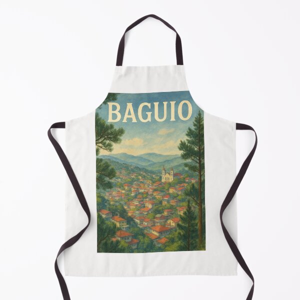 Item preview, Baguio Philippines – City View and Cathedral Panorama designed and sold by Places On Earth.