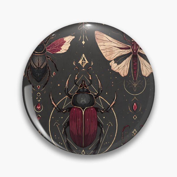 Item preview, Dark Academia Insects Diagram designed and sold by bapupa.