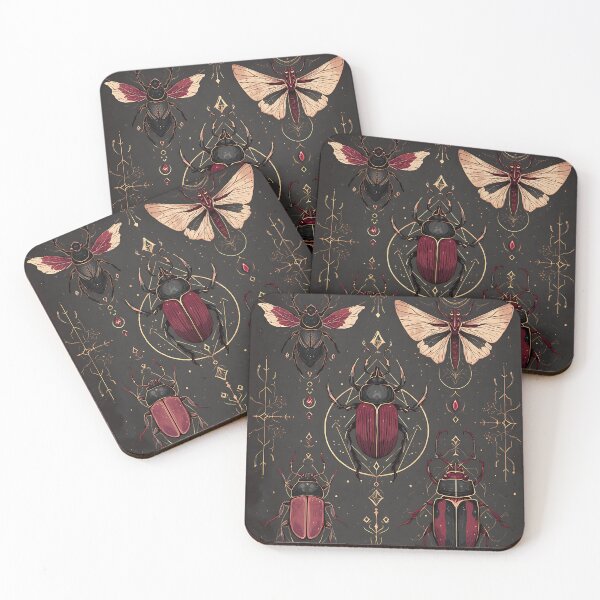 Item preview, Dark Academia Insects Diagram designed and sold by bapupa.