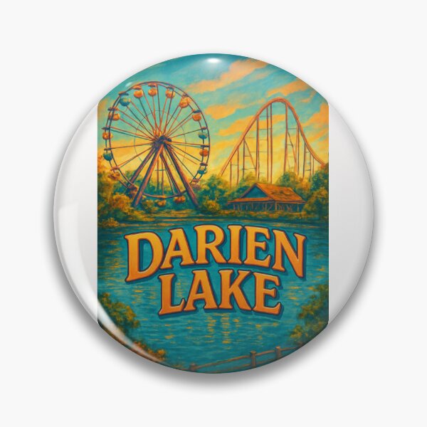 Item preview, Darien Lake New York – Ferris Wheel and Coaster by the Water designed and sold by Places On Earth.