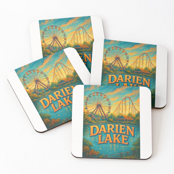 Item preview, Darien Lake New York – Ferris Wheel and Coaster by the Water designed and sold by Places On Earth.