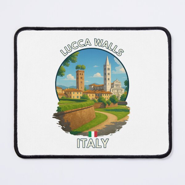 Item preview, Lucca City Walls – Historic Tuscany Summer Scene designed and sold by inkNext.