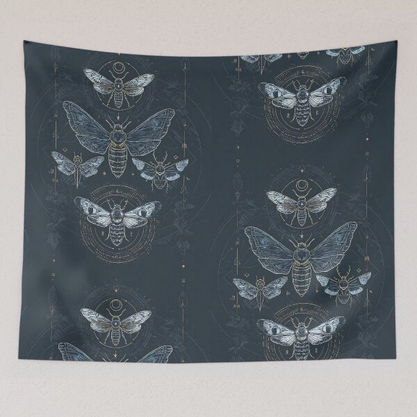 Item preview, Vintage Insects Diagram designed and sold by bapupa.
