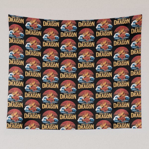 Item preview, Rise Like a Dragon over Ocean Waves designed and sold by Taans-Creation.