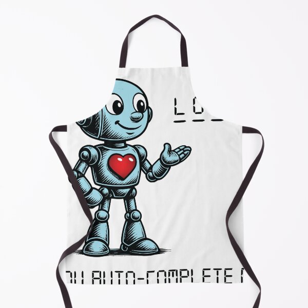 Item preview, Funny Robot T-Shirt – “Auto-Complete Me, Baby” Nerdy Love Tee designed and sold by Ovitees.