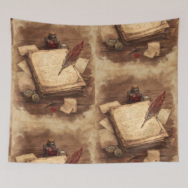 Item preview, Gothic Old Manuscript designed and sold by bapupa.