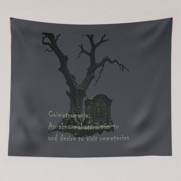 Item preview, Coimetromania. An Abnormal Attraction To Cemeteries designed and sold by taiche.