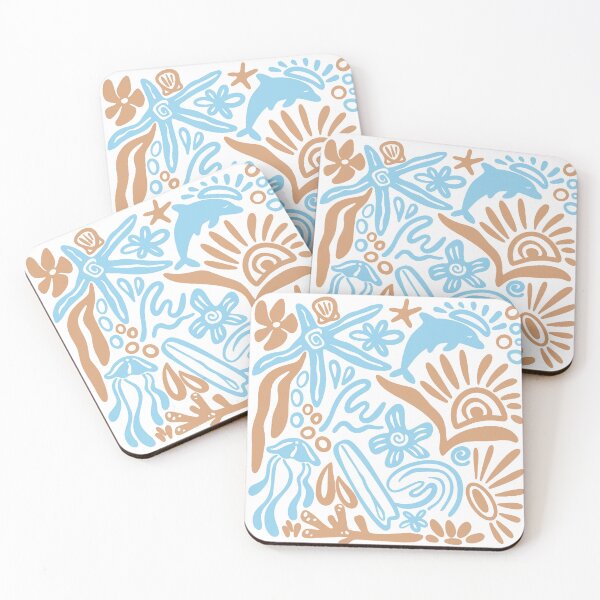 Item preview, Ocean Doodle – Coastal Beach Vibes Hand-Drawn Design designed and sold by andry01.