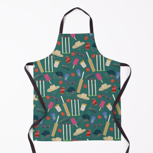 Item preview, Day At The Aussie Cricket green blackground designed and sold by Lozzie Eliza Designs.
