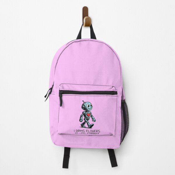 Item preview, Cute Retro Robot T-Shirt – “I Bring Flowers in .JPG Format” | Funny Tech Gift designed and sold by Ovitees.