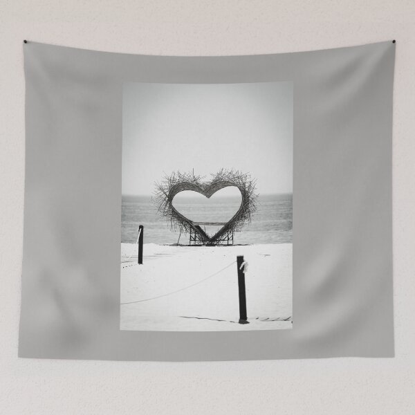 Item preview, Love At The Beach Tavira Black And White designed and sold by eddiebarronshop.