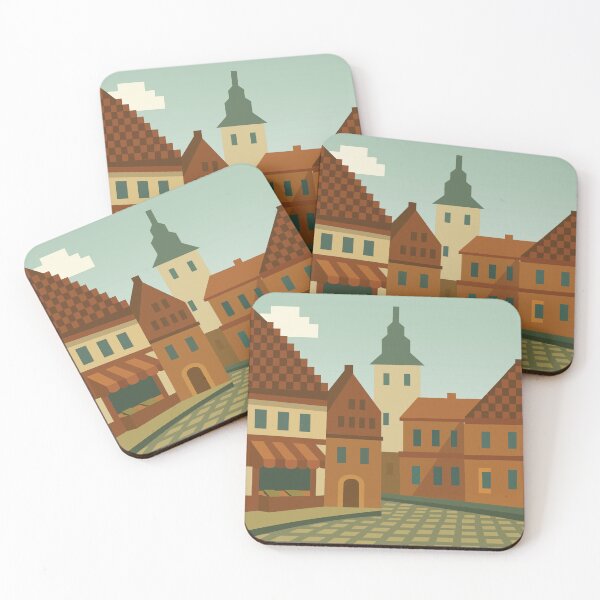 Item preview, Old town backgound designed and sold by DreamGrid.