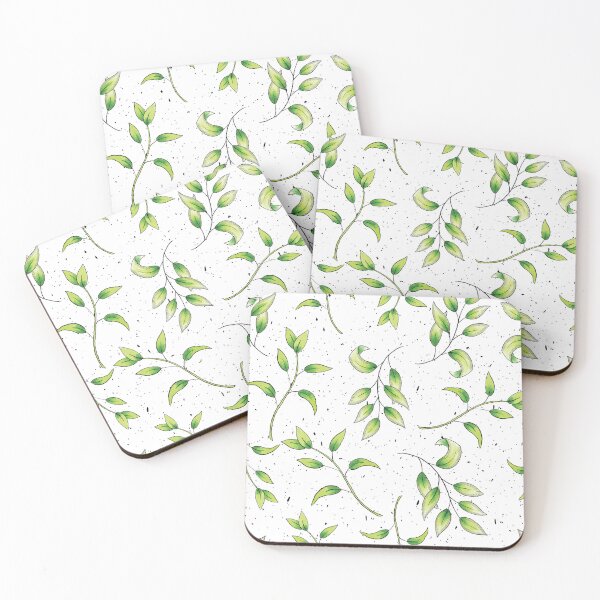 Item preview, Delicate Green Leaves designed and sold by Farissa Designs.