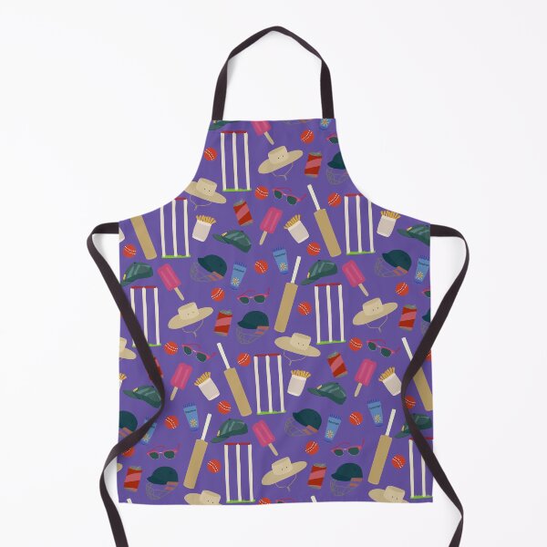 Item preview, Day At The Aussie Cricket purple blackground designed and sold by Lozzie Eliza Designs.