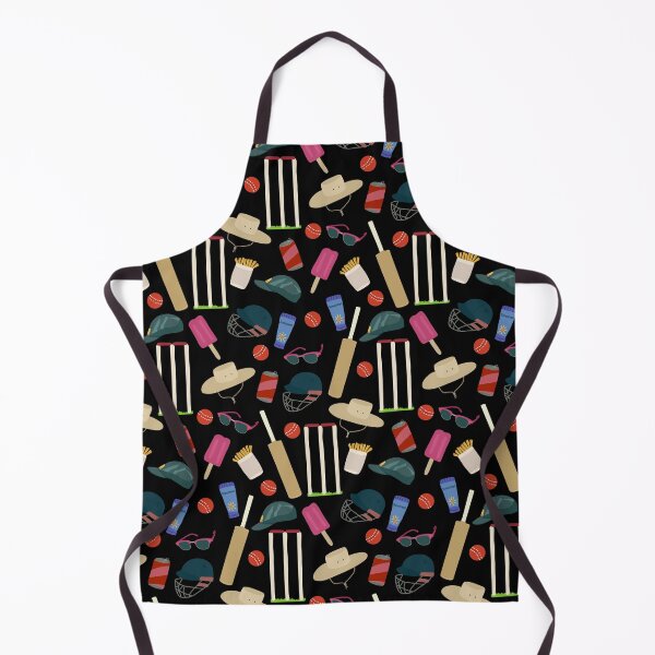 Item preview, Day At The Aussie Cricket black blackground designed and sold by Lozzie Eliza Designs.