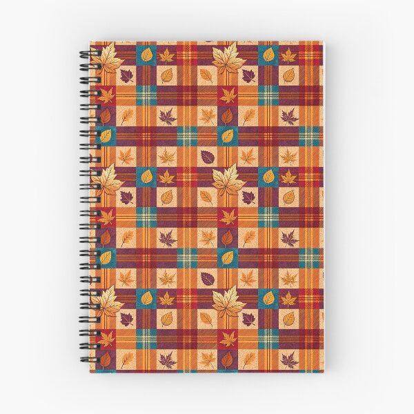 Item preview, A beautiful autumnal checkered flannel pattern designed and sold by Merrylands Artshop.