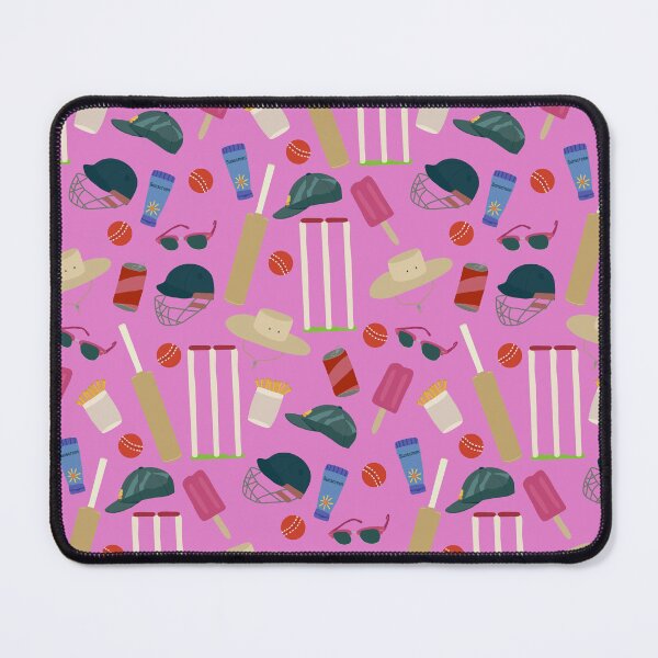 Item preview, Day At The Aussie Cricket pink blackground designed and sold by Lozzie Eliza Designs.