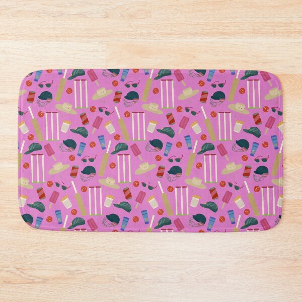 Item preview, Day At The Aussie Cricket pink blackground designed and sold by Lozzie Eliza Designs.