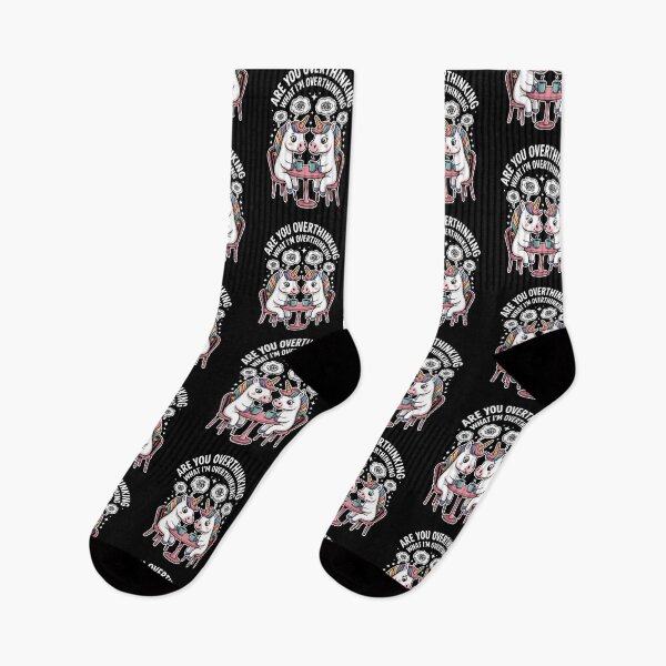 Item preview, Are You Overthinking What I'm Overthinking — Unicorn Café Chat designed and sold by Stock4U.