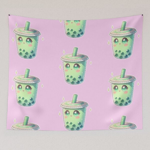 Item preview, Kawaii Bubble Tea – Cute Anime Manga Boba Drink Aesthetic designed and sold by Sugar Wisdom .