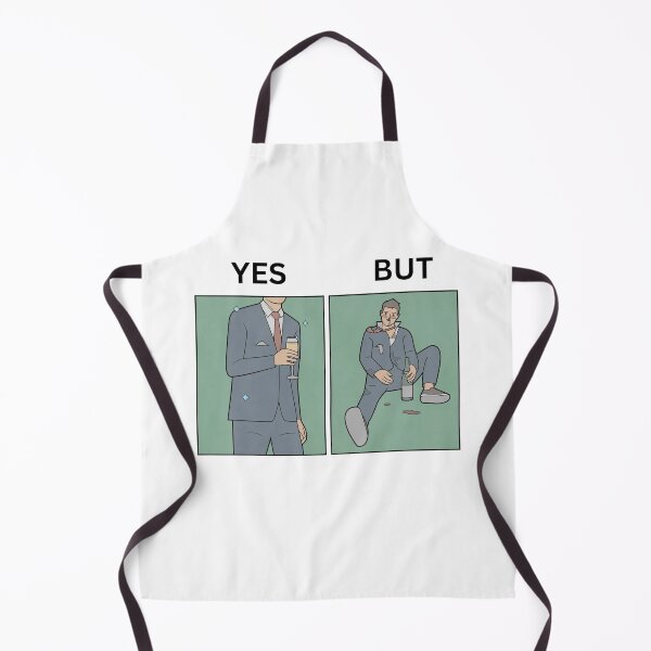 Item preview, Yes But Party Just One Glass Version - Thanksgiving, Christmas And Birthday Party Gift Ideas for Classic Memes Lovers and Fans designed and sold by Memeing Everything.