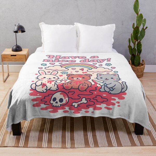 Item preview, Kawaii Massacre – “Have a Nice Day!” Creepy Cute Dark Humor designed and sold by Neon Nightmare.