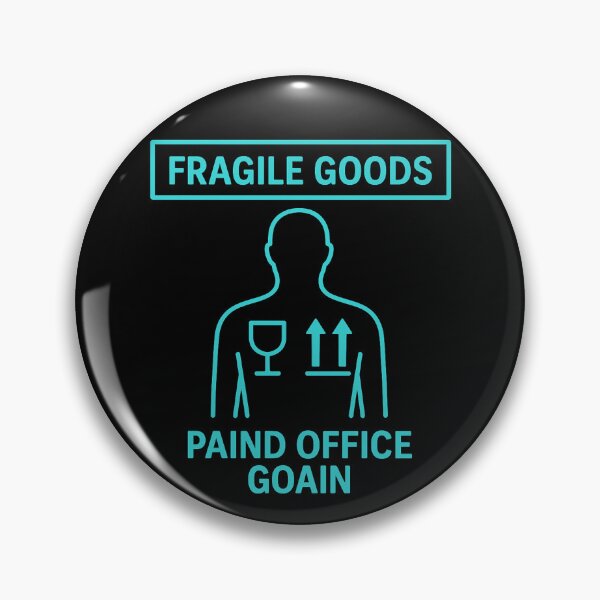 Item preview, Fragile Goods – Funny Neon Spine Pain Design | PAIND OFFICE GOAIN designed and sold by jelonkaa.