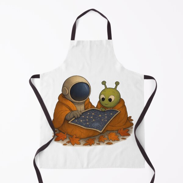 Item preview, Cosmic Reading: Astronaut & Alien Under the Star Map designed and sold by HEERMANArt.