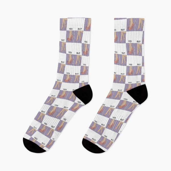 Item preview, Yes But High Heels Version - Thanksgiving, Christmas And Birthday Party Gift Ideas for Classic Memes Lovers and Fans designed and sold by Memeing Everything.