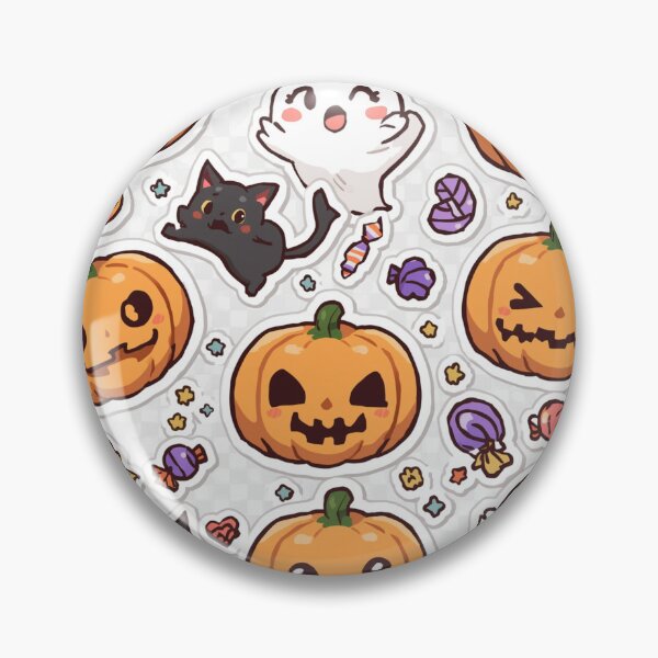 Item preview, Pastel Halloween Charm – Cute Ghosts, Pumpkins, and Cats  Description: designed and sold by Jajahshop.