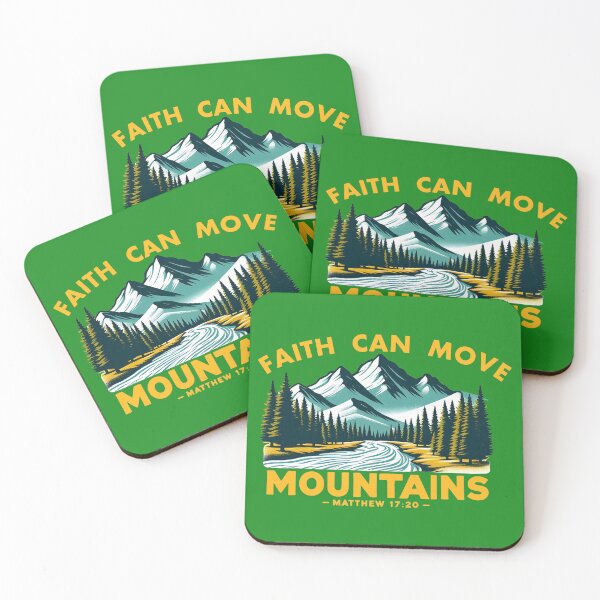 Item preview, FAITH CAN MOVE MOUNTAINS designed and sold by JC UNIQUE T SHIRT.