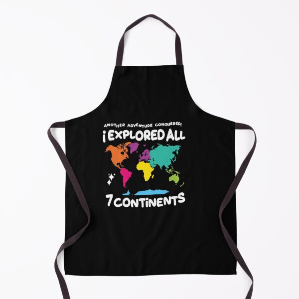 Item preview, I Explored All 7 Continents Colorful World Map Travel Adventure Design designed and sold by Uppercase Tees.