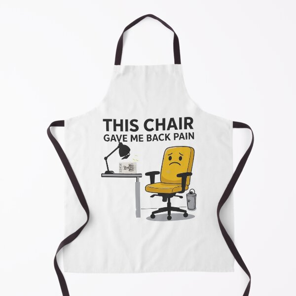 Item preview, Back Pain Office Job Humor designed and sold by Uglyandcute.