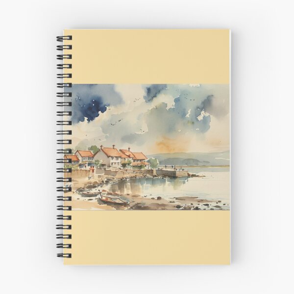Item preview, The Strand, ringmore, river Teign2(watercolour + AI) designed and sold by artsmeow.