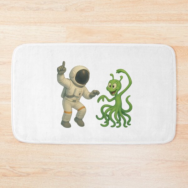 Item preview, Space Dance Class: Astronaut Teaching Alien Moves designed and sold by HEERMANArt.