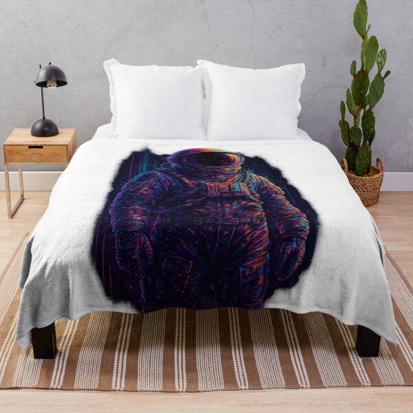 Item preview, Cyberpunk Astronaut – Neon Glitch Space Explorer Art designed and sold by AmeliaKrysiak.
