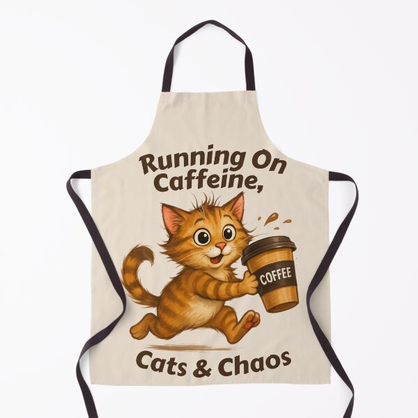 Item preview, Caffeine, Cats & Chaos Cute Coffee designed and sold by AdoraClips.