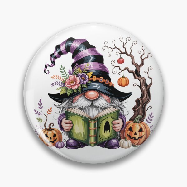 Item preview, halloween gnomes white books designed and sold by jkrphoto.