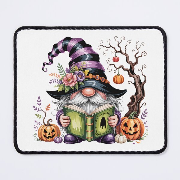Item preview, halloween gnomes white books designed and sold by jkrphoto.